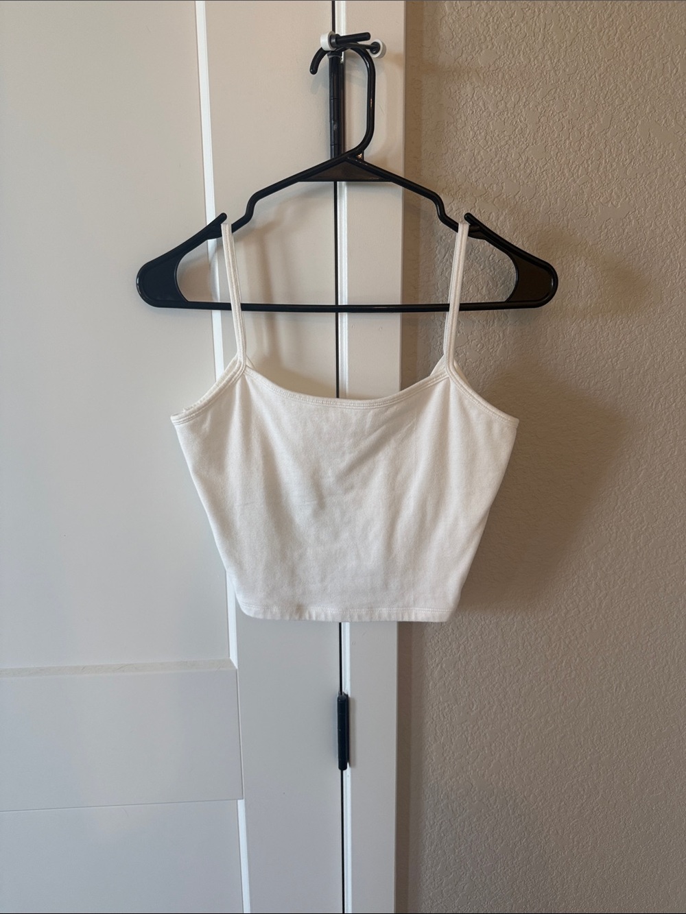 Target White Cropped Spaghetti-Strap Camisole